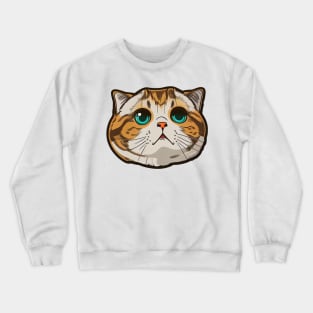 Scottish Fold Head Crewneck Sweatshirt